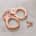 Metal Handcuffs Rose Gold