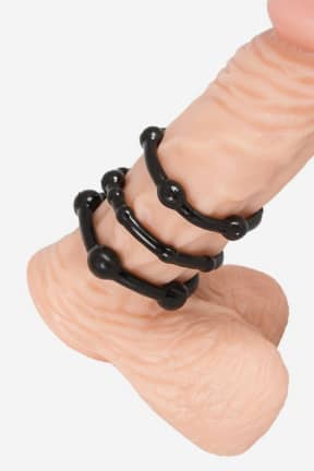 Sexlegetøj til par Cock Rings Get Hard Black