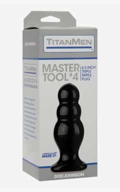 Nyheder Doc Johnson Master Tool 4 Butt Plug 15cm
