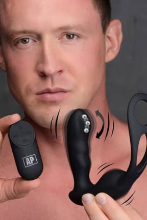 Alle Milking And Vibrating Prostate Massager And Harness 7 Speeds