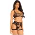 Top And Garter Harness Black