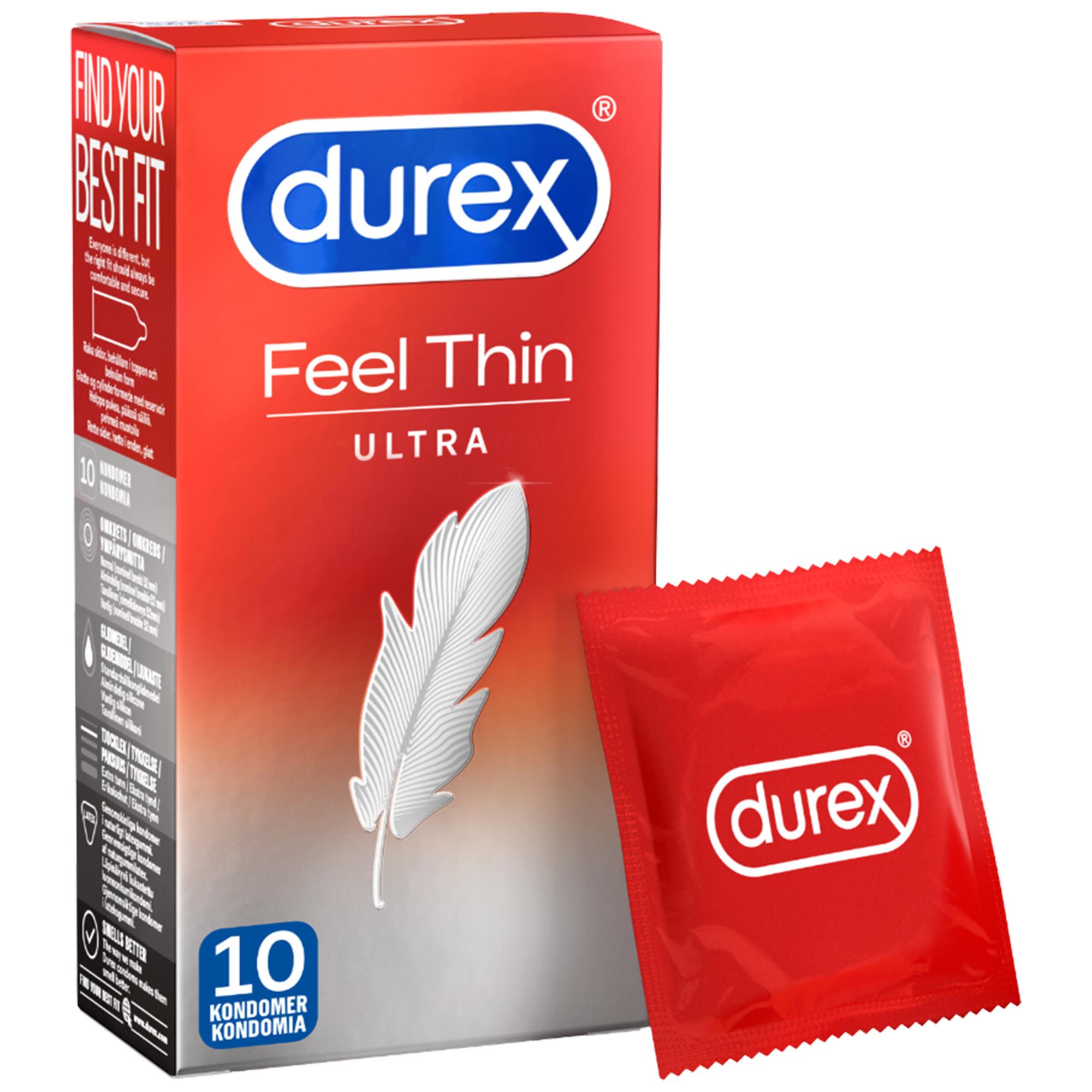 Brug Durex Ultra Thin 10 st til en forbedret oplevelse