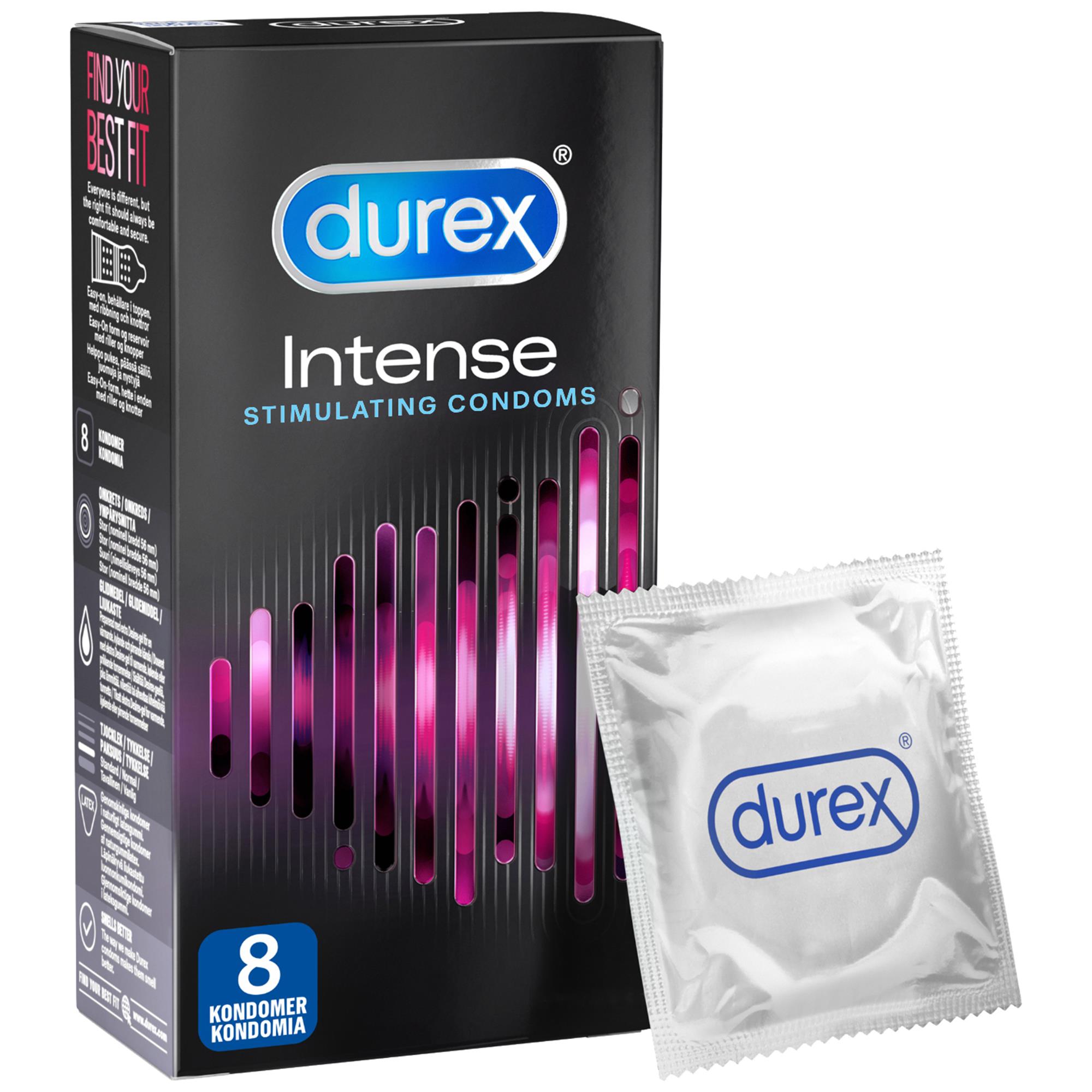Brug Durex Intense Kondom 8 st til en forbedret oplevelse
